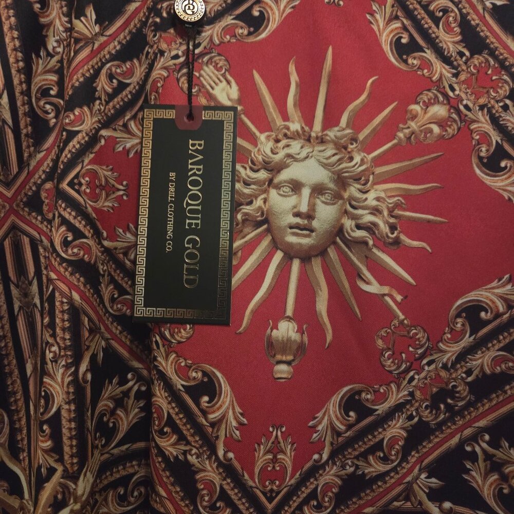 Baroque Gold Mens T Shirt Top Sz M New - Picture 4 of 4